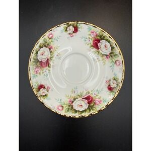 1 - Royal Albert Celebration Saucer Bone China Made in England 5.5"